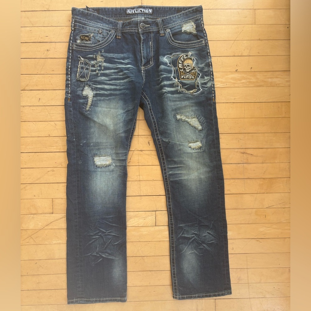 Men's Affliction “Cooper Straight” Jean